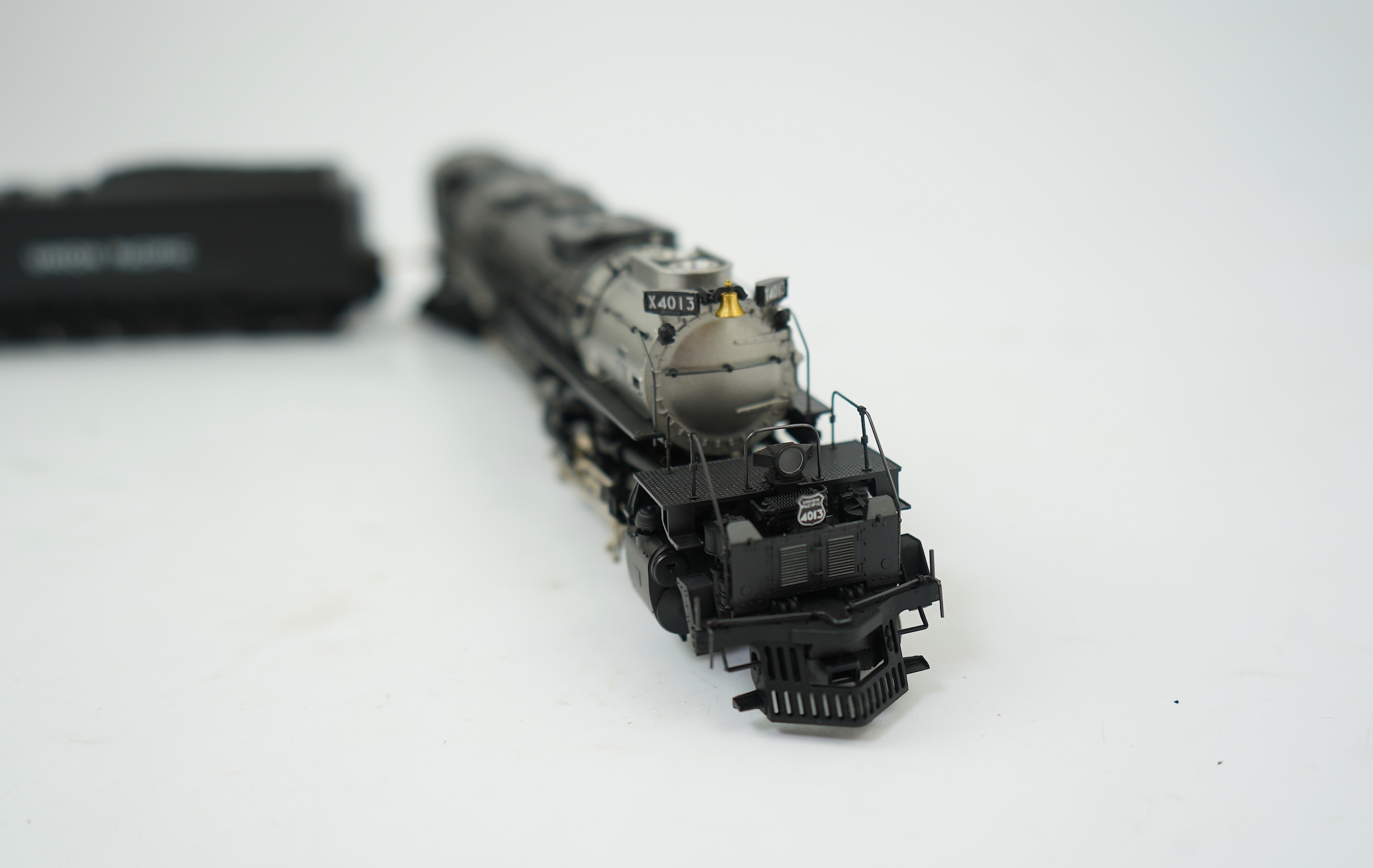 A boxed HO gauge Trix (22593) model of Union Pacific Big Boy, 4013, 4-8-8-4 tender locomotive, powered for two rail operation.